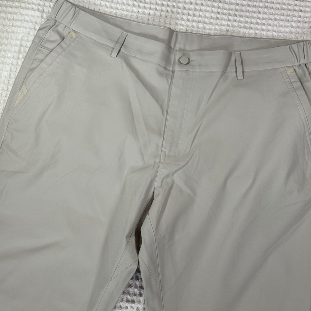 JACK ARCHER Jetsetter Tech Pants Mens 40x32‎ (40x31) Stone Gray Performance Golf